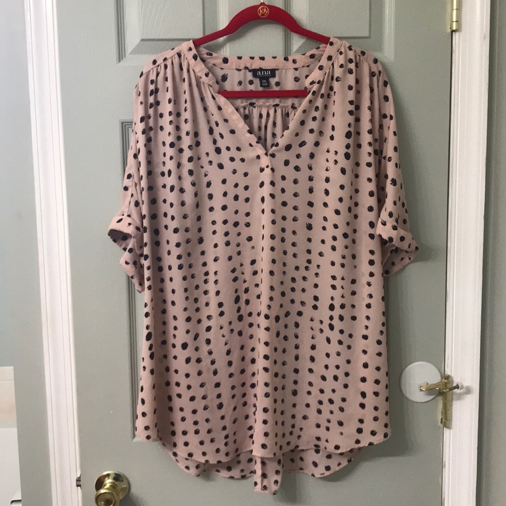 A.n.a pink blouse